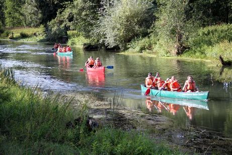 Kanufahrt auf der Vils