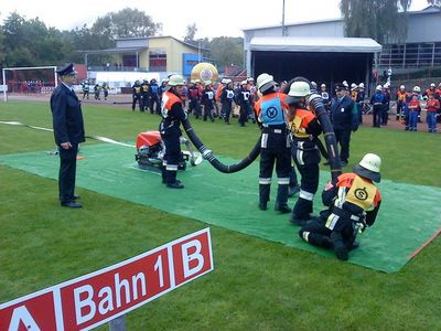 FFW Ensdorf bei Grenzlandmeisterschaft Völklingen.