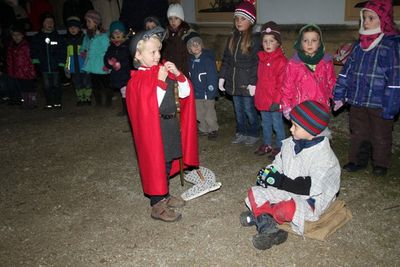 Laternenzug zum Fest des Hl. Martin.