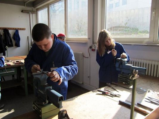 Auch Mädchen können Technik – wie man sieht!