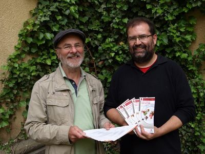 Die Initiatoren der Umwelt-Kulturtage Friedrich Brandl und Stefan Huber. Die Initiatoren der Umwelt-Kulturtage Friedrich Brandl und Stefan Huber.