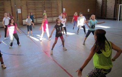 „Let’s Zumba“.