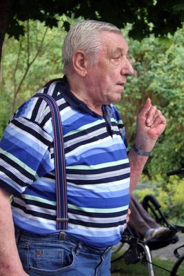 Mit Musik wurde dem „Geburtstagskind“ Klemens Graber zum 78, Geburtstag gratuliert.