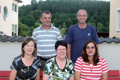 Sie haben dass 8. Gemeindefest Ensdorf organisiert: v.li.: Annemarie Dollacker, Werner Scharl, Monika Seebauer, Rolf Peuker und Karin Franz. Sie haben dass 8. Gemeindefest Ensdorf organisiert.