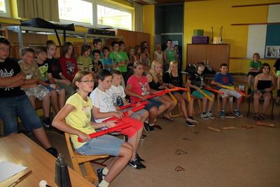 Die Klasse 6a spielte die „Karawane“.