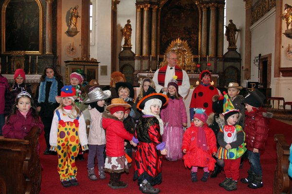 Kindergottesdienst zu Fasching.