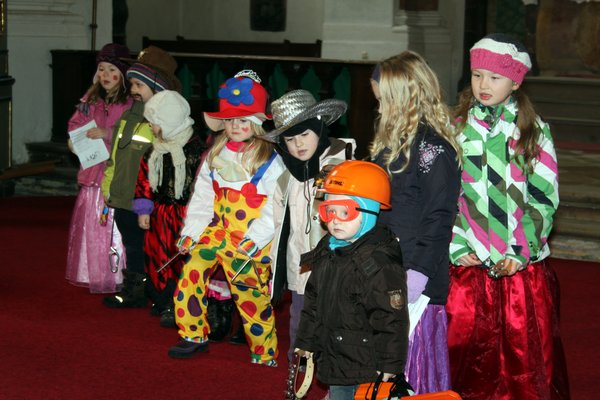 Kindergottesdienst zu Fasching.