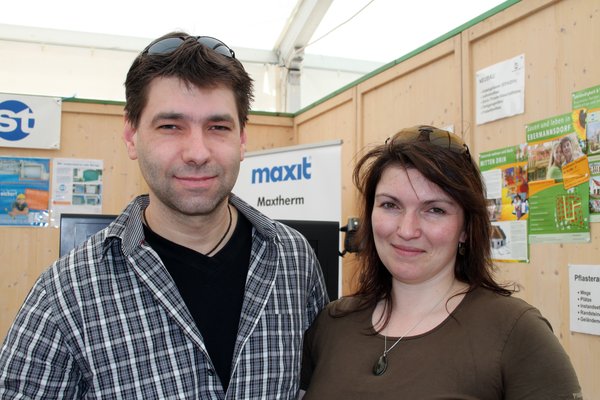 Claus Gerstacker und Manuela Förster.