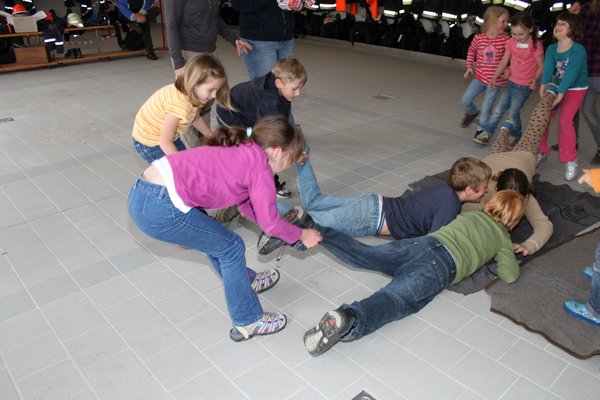 Kinderfeuerwehr Ensdorf.