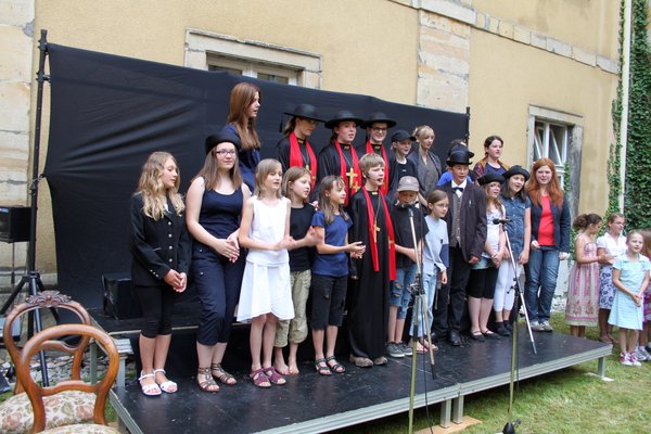 Die Darsteller des Don-Bosco-Musicals.